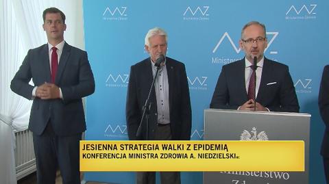 "Zmieniamy charakter reagowania". Minister zdrowia o strategii na jesień