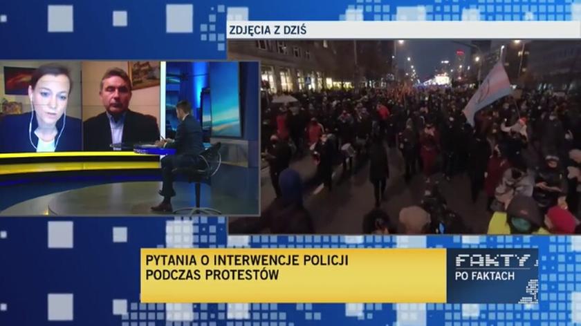 Zuzanna Rudzińska-Bluszcz z Biura RPO o decyzjach sądów w sprawie zatrzymanych manifestantów 